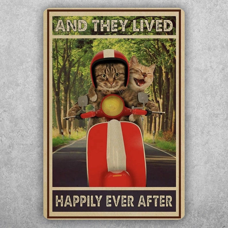 Vintage Metal Sign: Her Happily Ever After Wall Decor - Personalize Wall Art