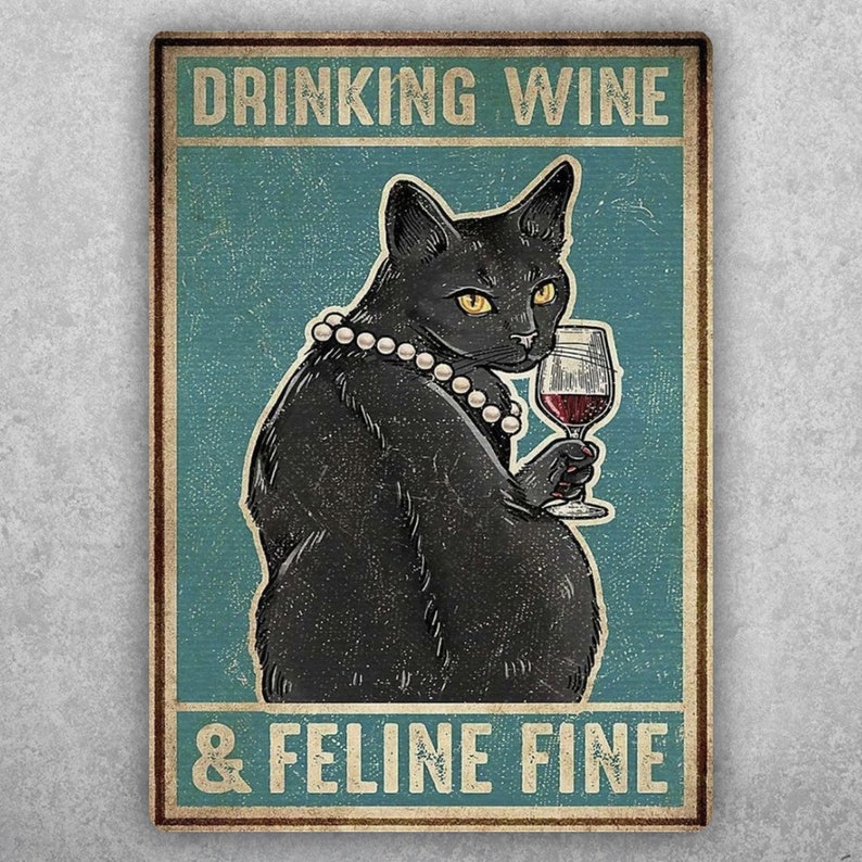 Cat Metal Tin Signs