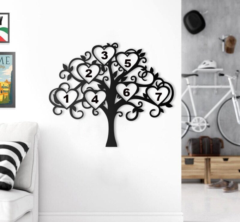 Engrave Your Roots - Personalized Metal Family Tree Sign