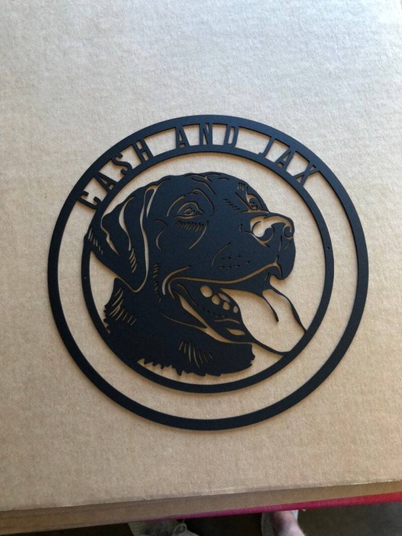 Loyalty Engraved - Custom Dog Metal Sign for Pet Lovers' Home