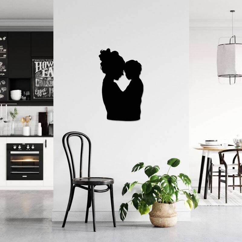 Forever Love - Mother Son Metal Sign Wall Decor Gift