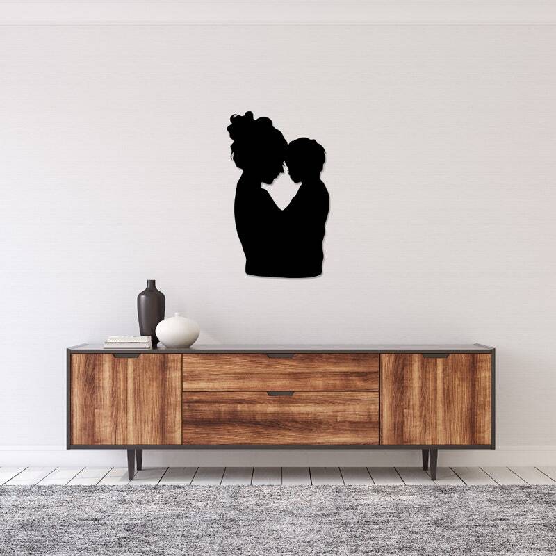 Forever Love - Mother Son Metal Sign Wall Decor Gift - Personalize Wall Art