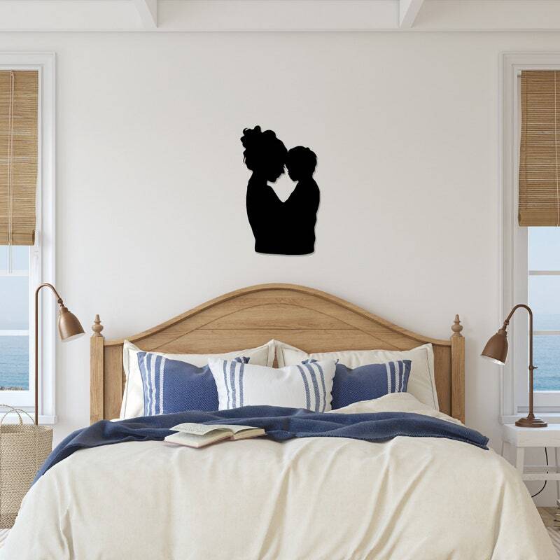 Forever Love - Mother Son Metal Sign Wall Decor Gift