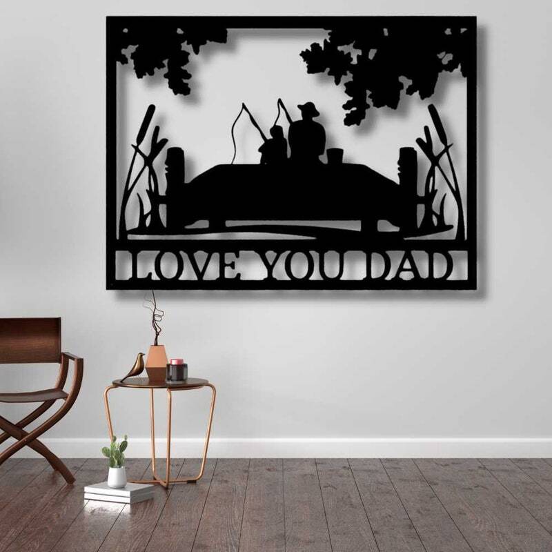 Personalized Dad Fishing Metal Sign - The Greatest Catch