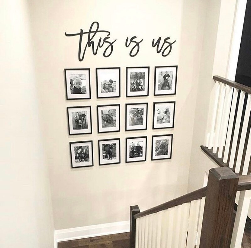 Family's Story - "This Is Us" Farmhouse Gallery Metal Sign