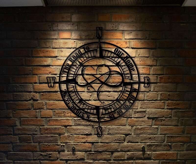 Guiding Love Infinity Heart Metal Sign for Your Family
