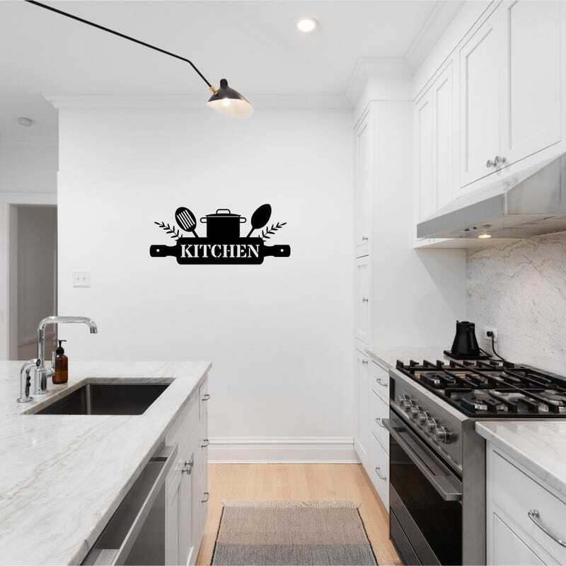 Welcome Home - Custom Metal Kitchen Sign for Your Backsplash