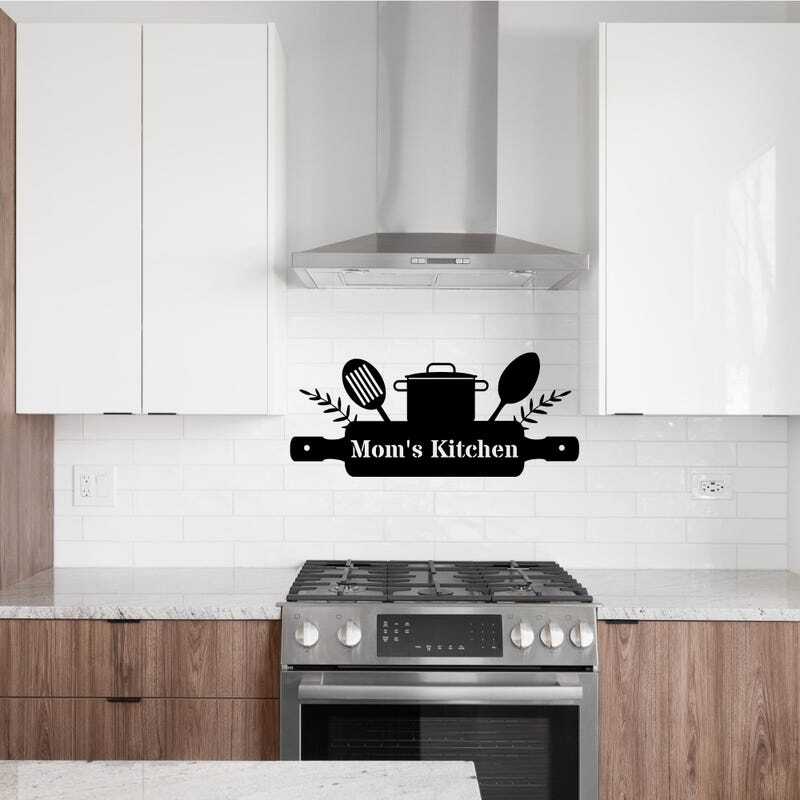 Welcome Home - Custom Metal Kitchen Sign for Your Backsplash