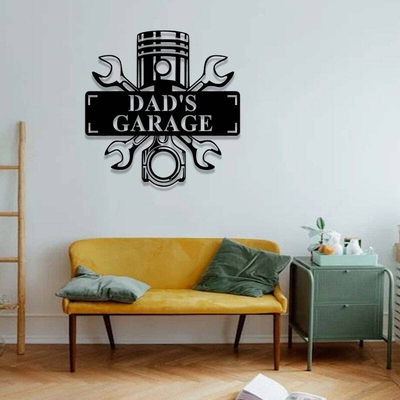 Honor Dad's Workshop - Personalized Garage Metal Sign