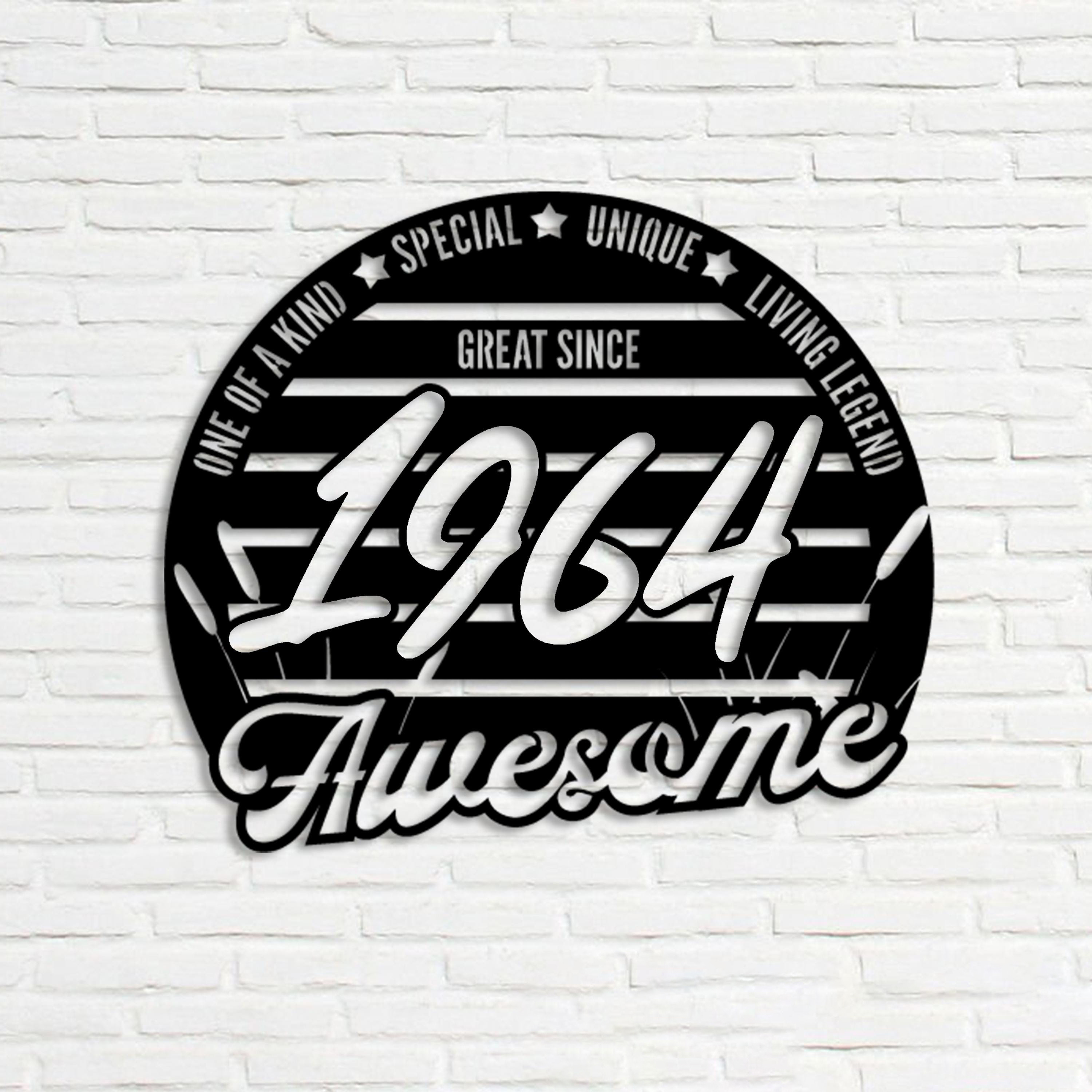 Vintage LED Metal Sign for Dad's Landmark 60th Birthday