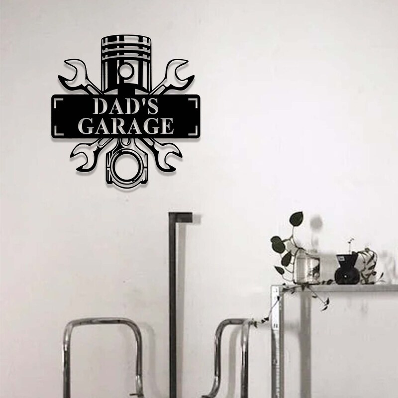 Honor Dad's Workshop - Personalized Garage Metal Sign