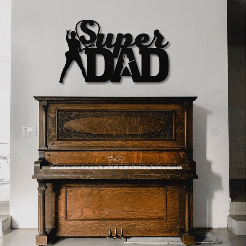 The Guitar Legend's Personalized Metal Sign Gift for Dad