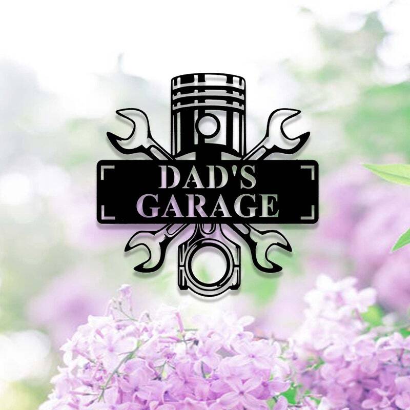 Honor Dad's Workshop - Personalized Garage Metal Sign