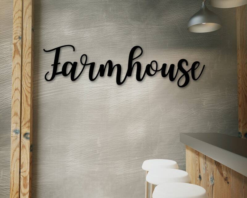 Elevate Your Entry - Rustic Farmhouse Metal Wall Sign