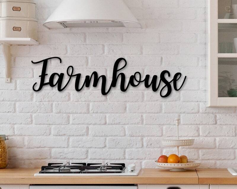 Elevate Your Entry - Rustic Farmhouse Metal Wall Sign