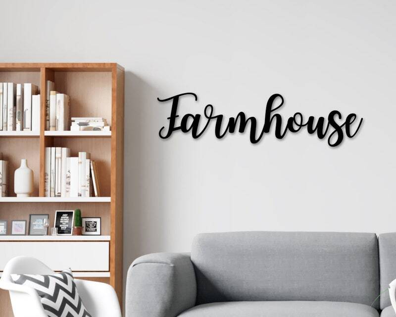 Elevate Your Entry - Rustic Farmhouse Metal Wall Sign