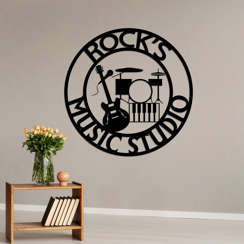 Your Name in Lights - Personalized Music Metal Sign with LED