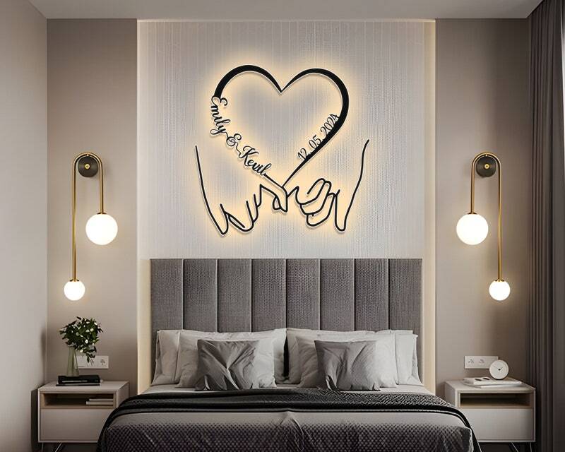 A Lasting Love - Engraved Metal Sign for Wedding & Anniversary
