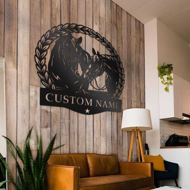 Rustic Farm Animal Metal Sign, Personalized Gift for Ranch Dad