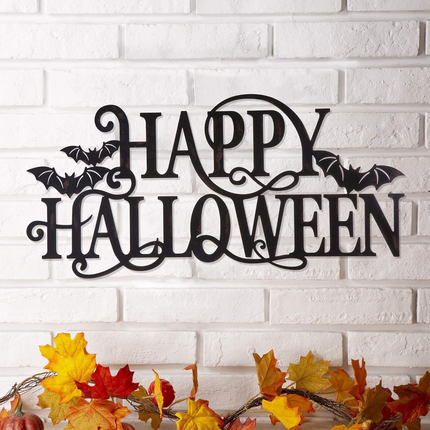 Haunted House Welcome Metal Sign - Spooky Outdoor Decor - Personalize Wall Art