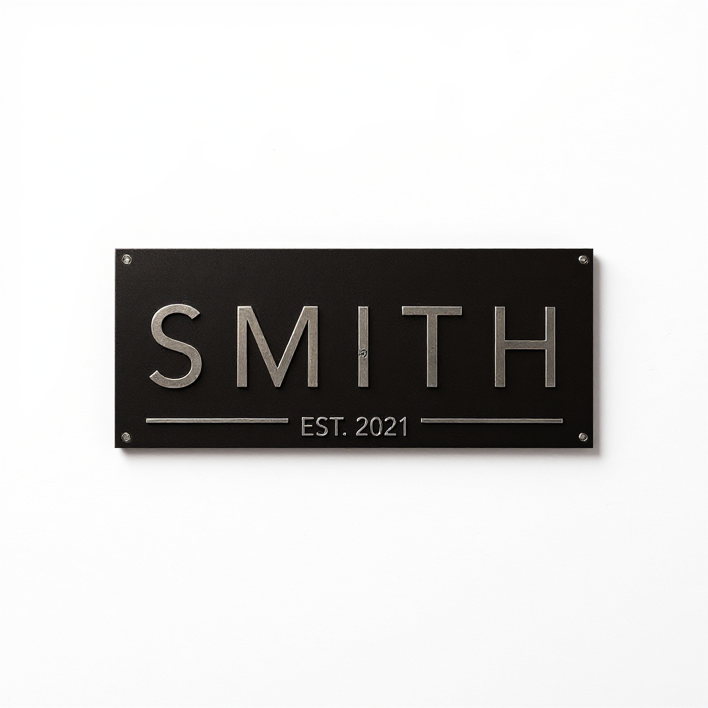 Display Your Legacy - Personalized Metal Sign for Your Walls - Personalize Wall Art