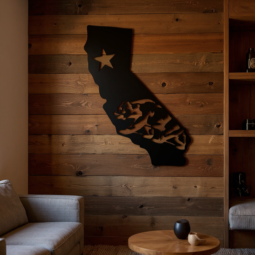 Golden State Pride - Custom Metal Wall Sign