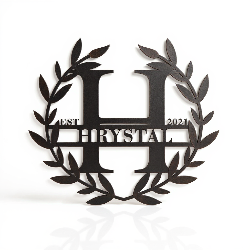 Your Personalized Family Name Metal Sign Home Decor - Personalize Wall Art