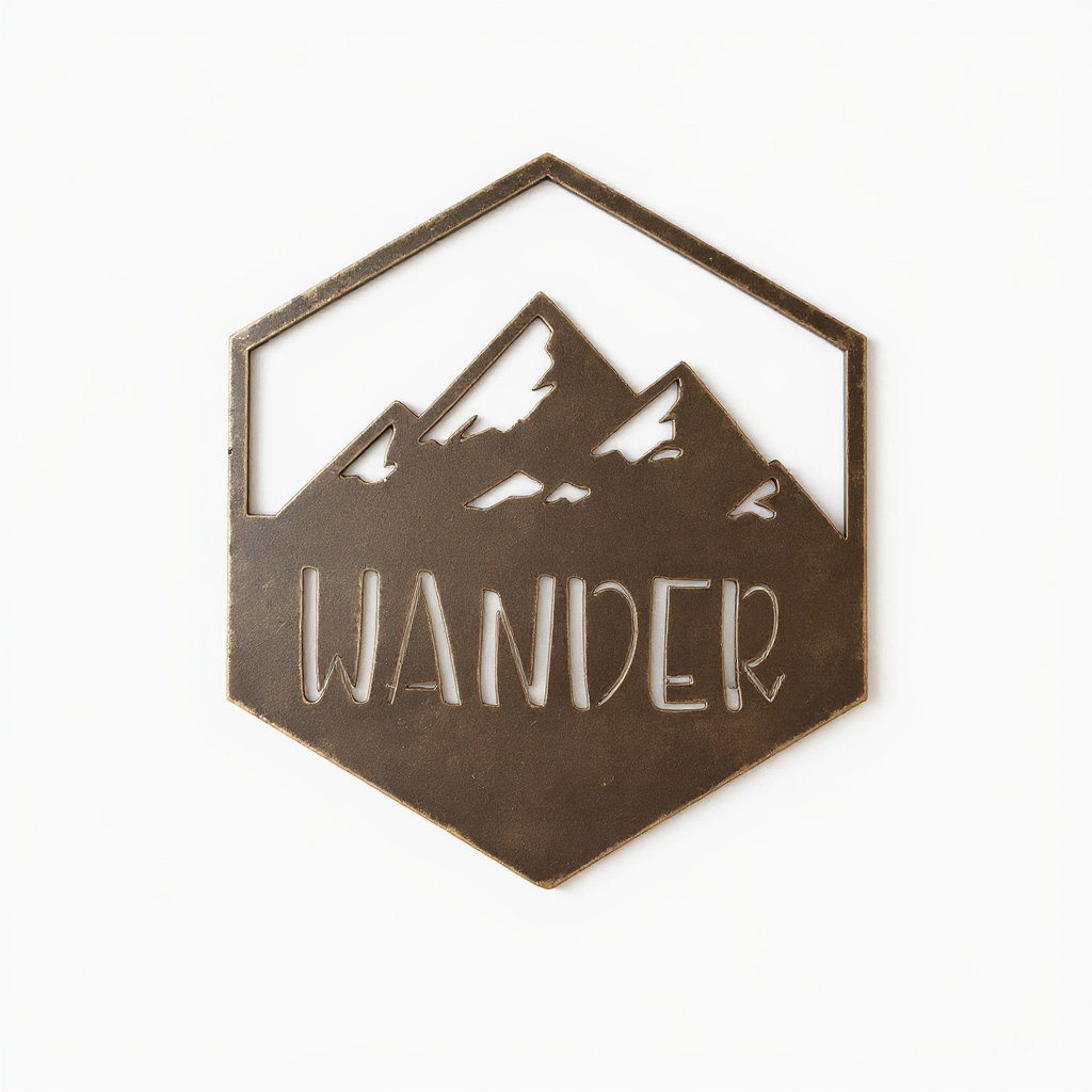 Global Soul's Decor - Personalized Wander Metal Sign - Personalize Wall Art