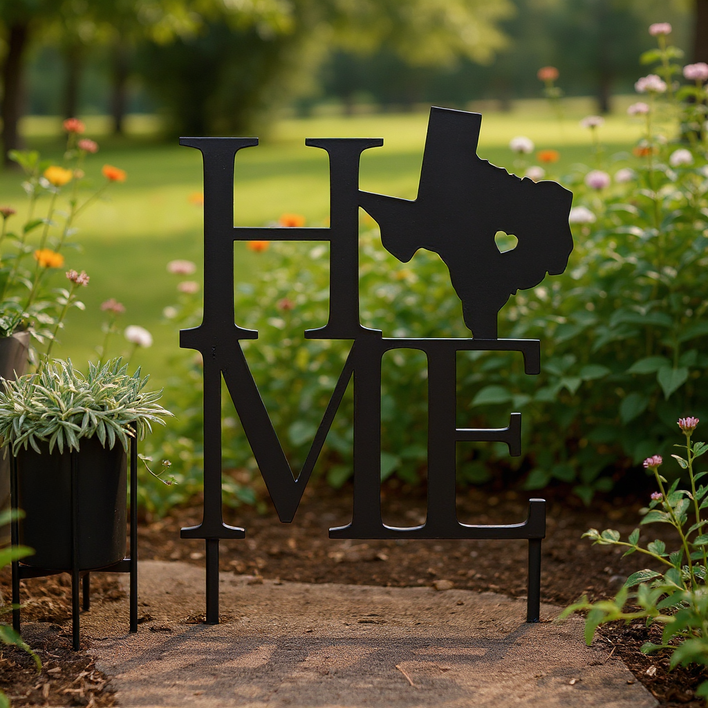 Showcase Your Texas Heritage - Rustic Home Metal Sign