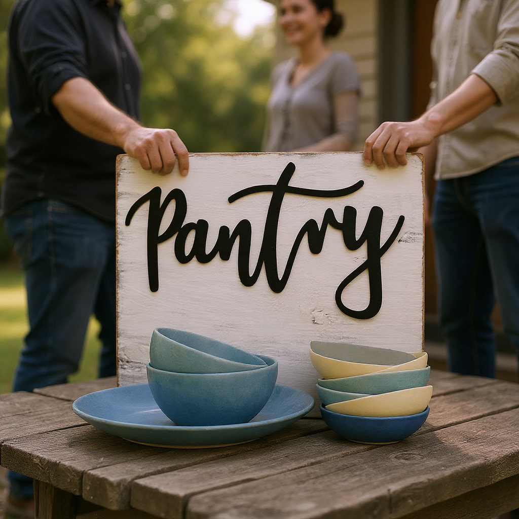Custom Pantry Metal Sign - A Kitchen Decor Essential