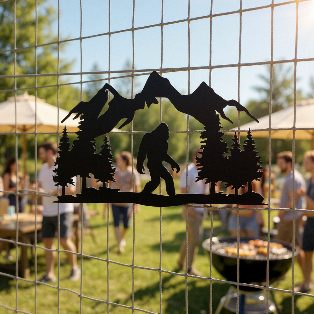 Sasquatch Seeker's Personalized Metal Wall Sign