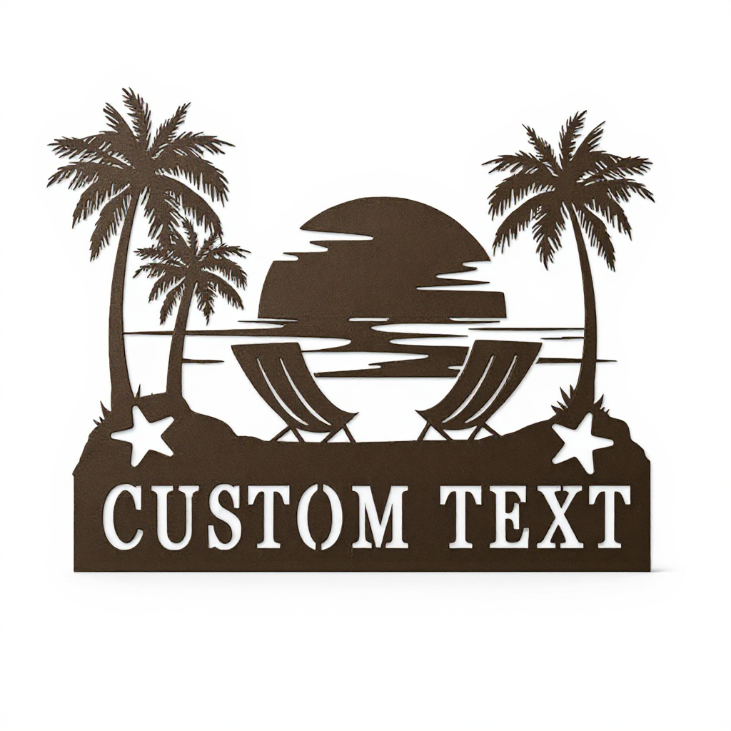 Anchor Your Memories - Custom Nautical Family Metal Sign - Personalize Wall Art
