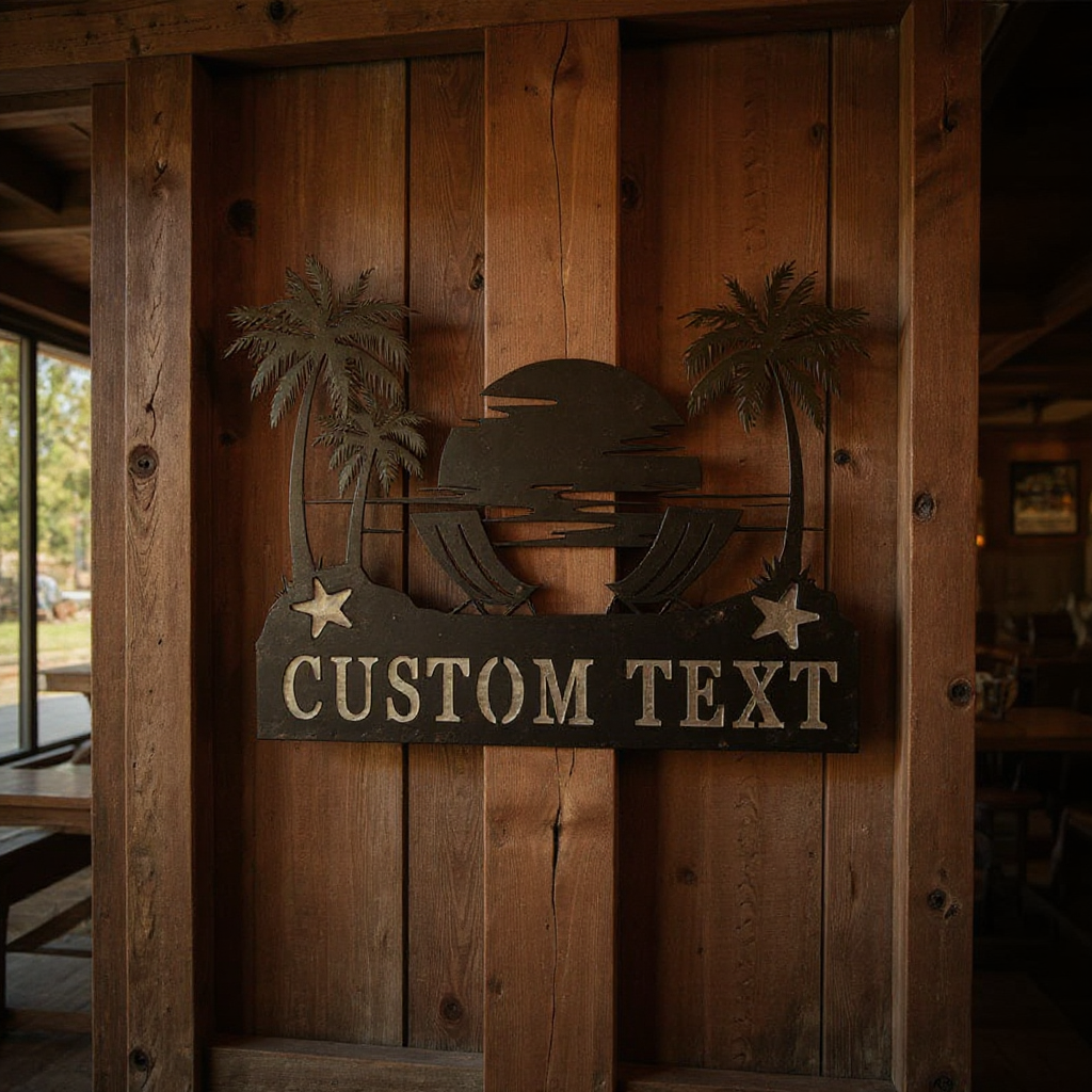 Anchor Your Memories - Custom Nautical Family Metal Sign