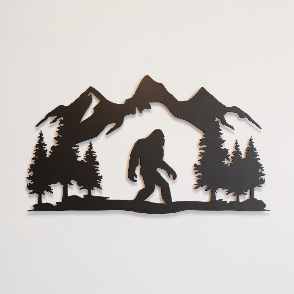 Sasquatch Seeker's Personalized Metal Wall Sign - Personalize Wall Art