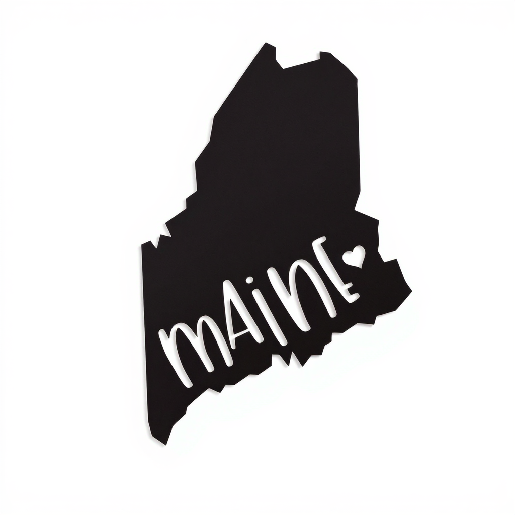 Enduring Love Maine Metal Sign for Home Decor - Personalize Wall Art