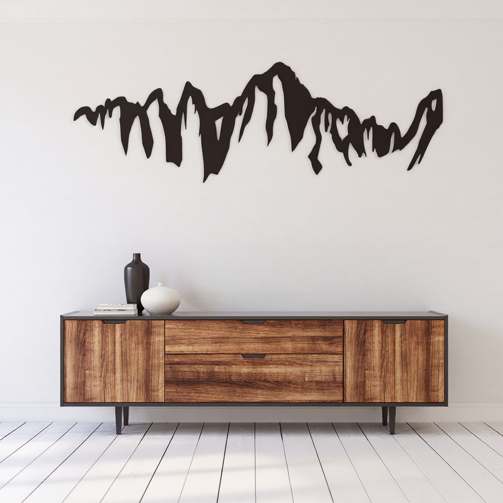 Sierra Nevada's Summit - Custom Mount Whitney Metal Sign - Personalize Wall Art