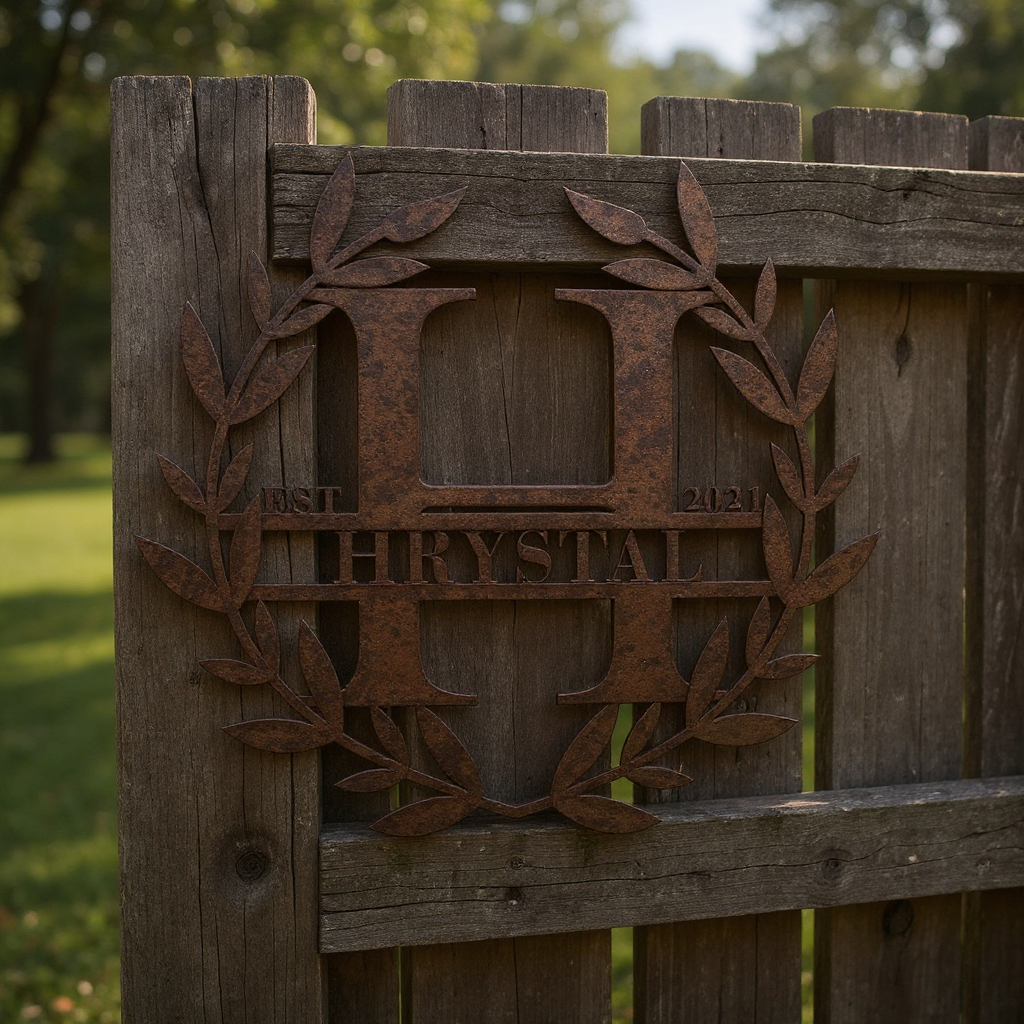 Your Personalized Family Name Metal Sign Home Decor