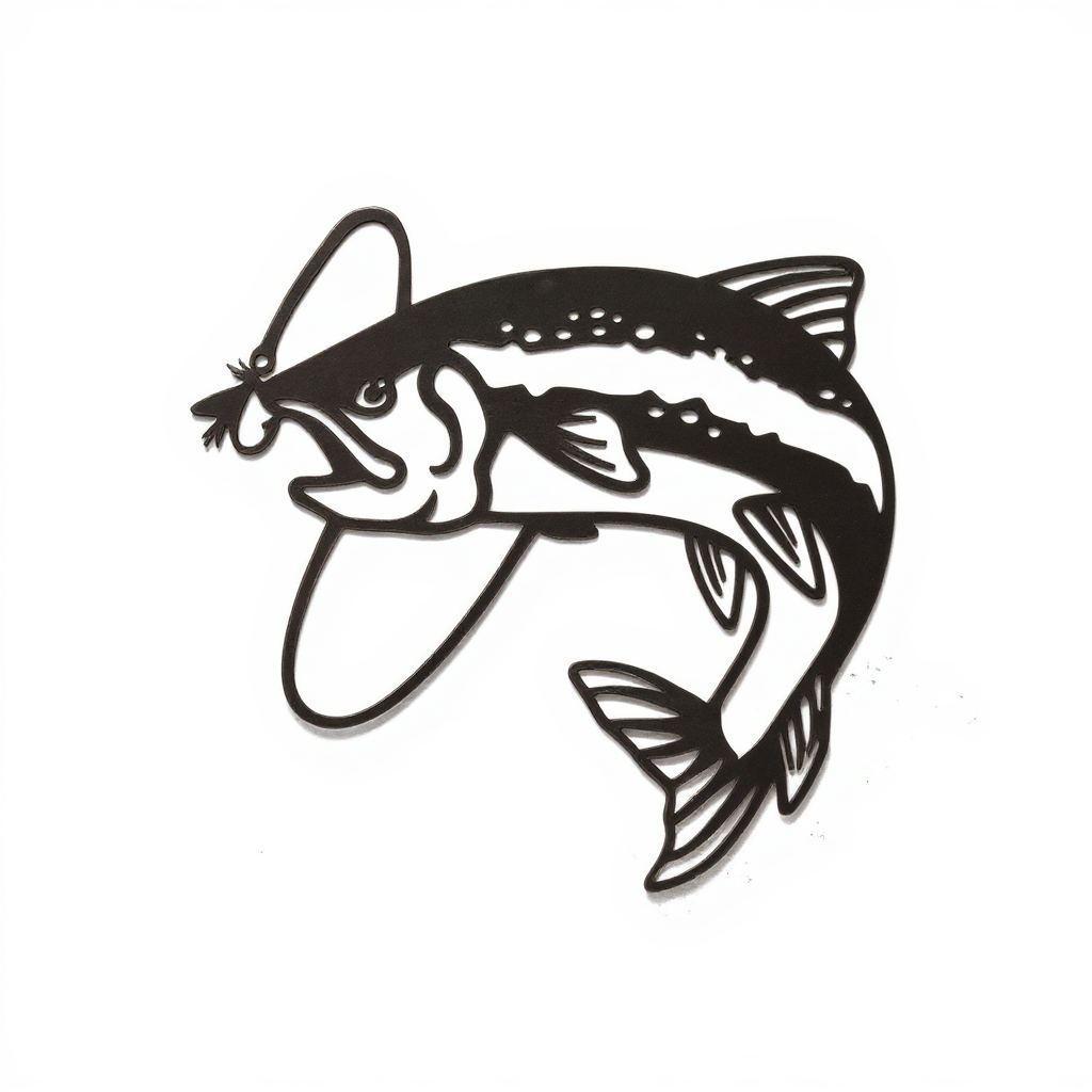 Your Personalized Catch - Trout Fly Fish Metal Sign - Personalize Wall Art