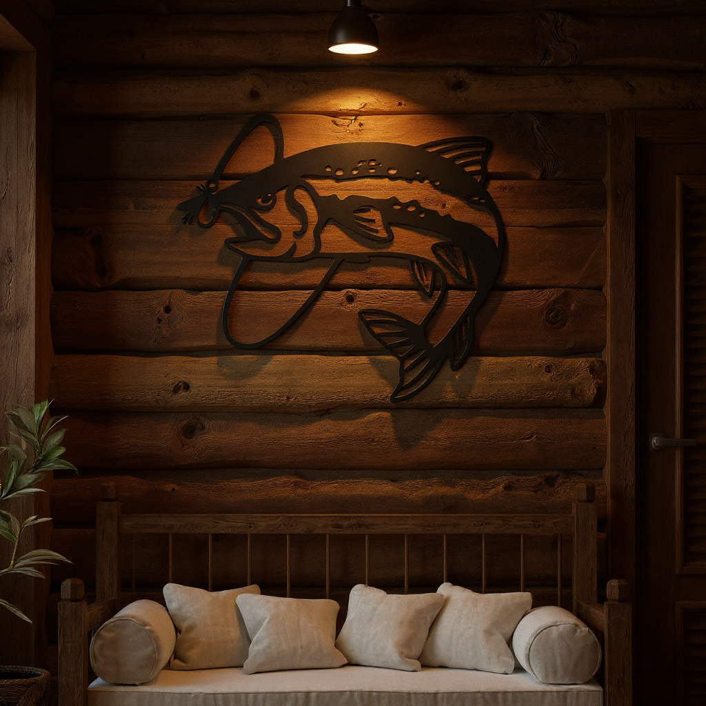 Your Personalized Catch - Trout Fly Fish Metal Sign