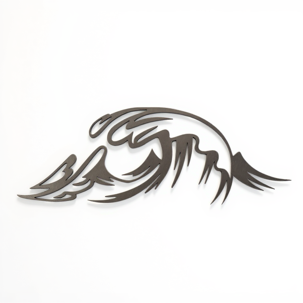 Coastal Waves Metal Sign - Serene Ocean Wall Decor - Personalize Wall Art