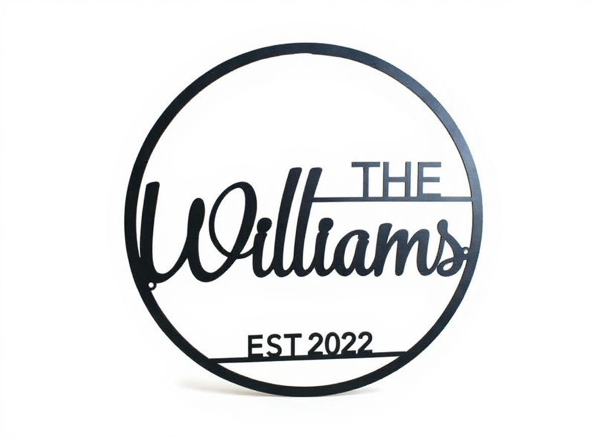 Heartfelt Personalized Metal Sign for Family & Home - Personalize Wall Art