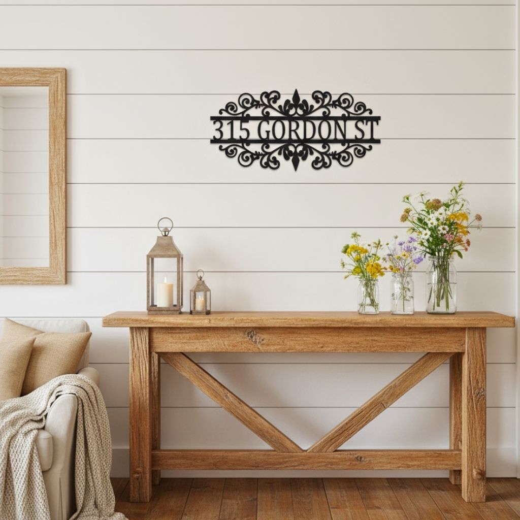 Make It Yours - Personalized Address Number Metal Sign