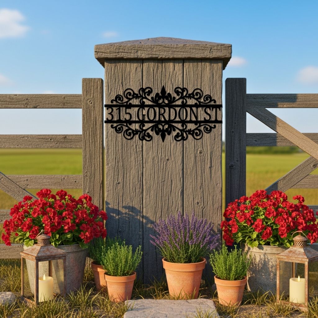 Make It Yours - Personalized Address Number Metal Sign